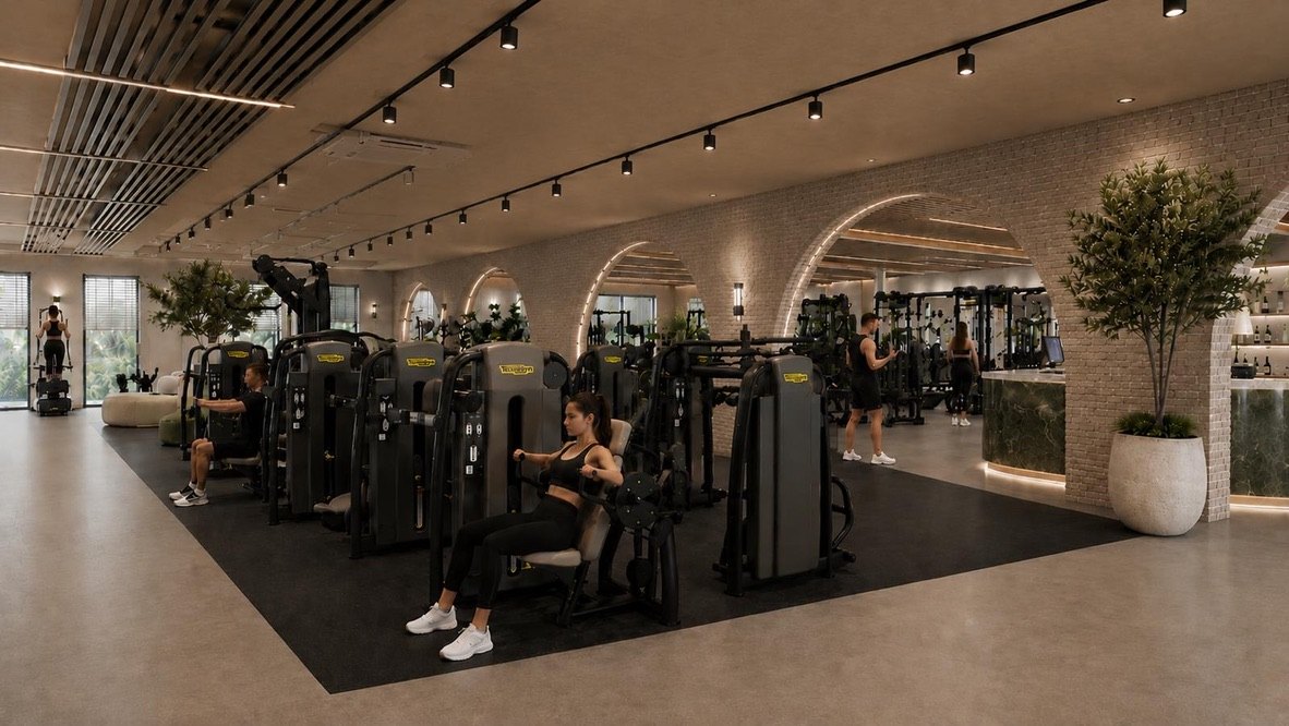 Krachtmachines in de gym van Endura Barneveld